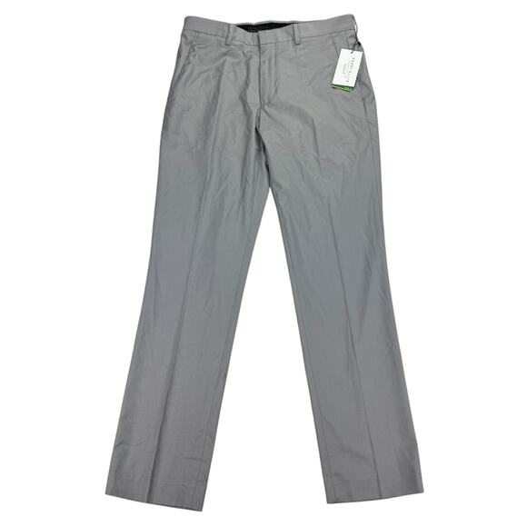 Perry Ellis Other - Perry Ellis Mens Slim Fit Non-Iron Stretch Heathered Dress Pants Gray 32x32